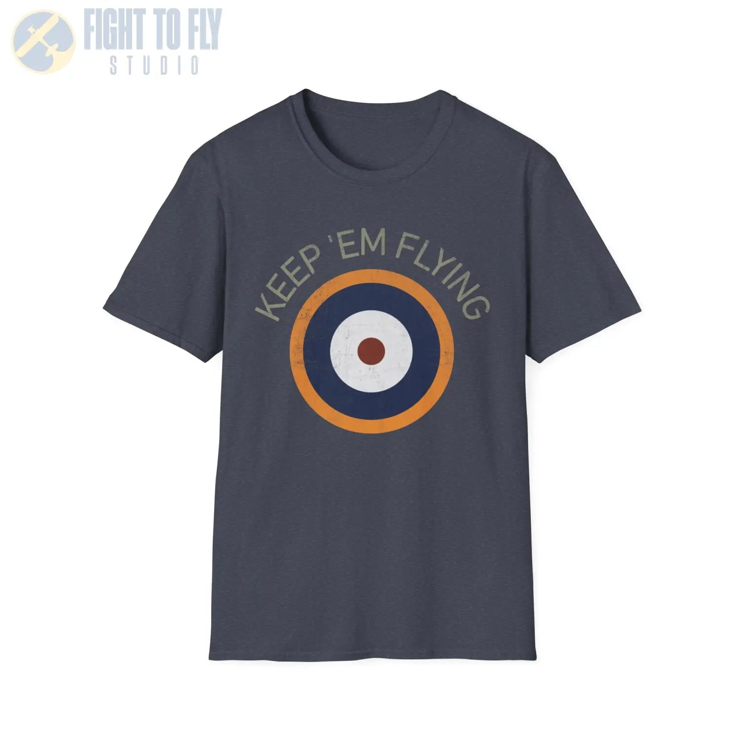 RAF Type A2 Roundel “Keep ’Em Flying” T Shirt Pilot gifts WWII warbird t shirt