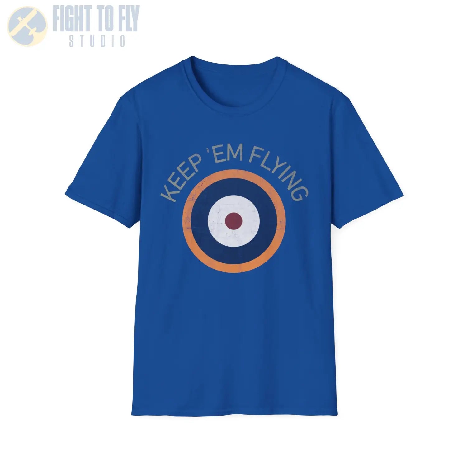 RAF Type A2 Roundel “Keep ’Em Flying” T Shirt Pilot gifts WWII warbird t shirt