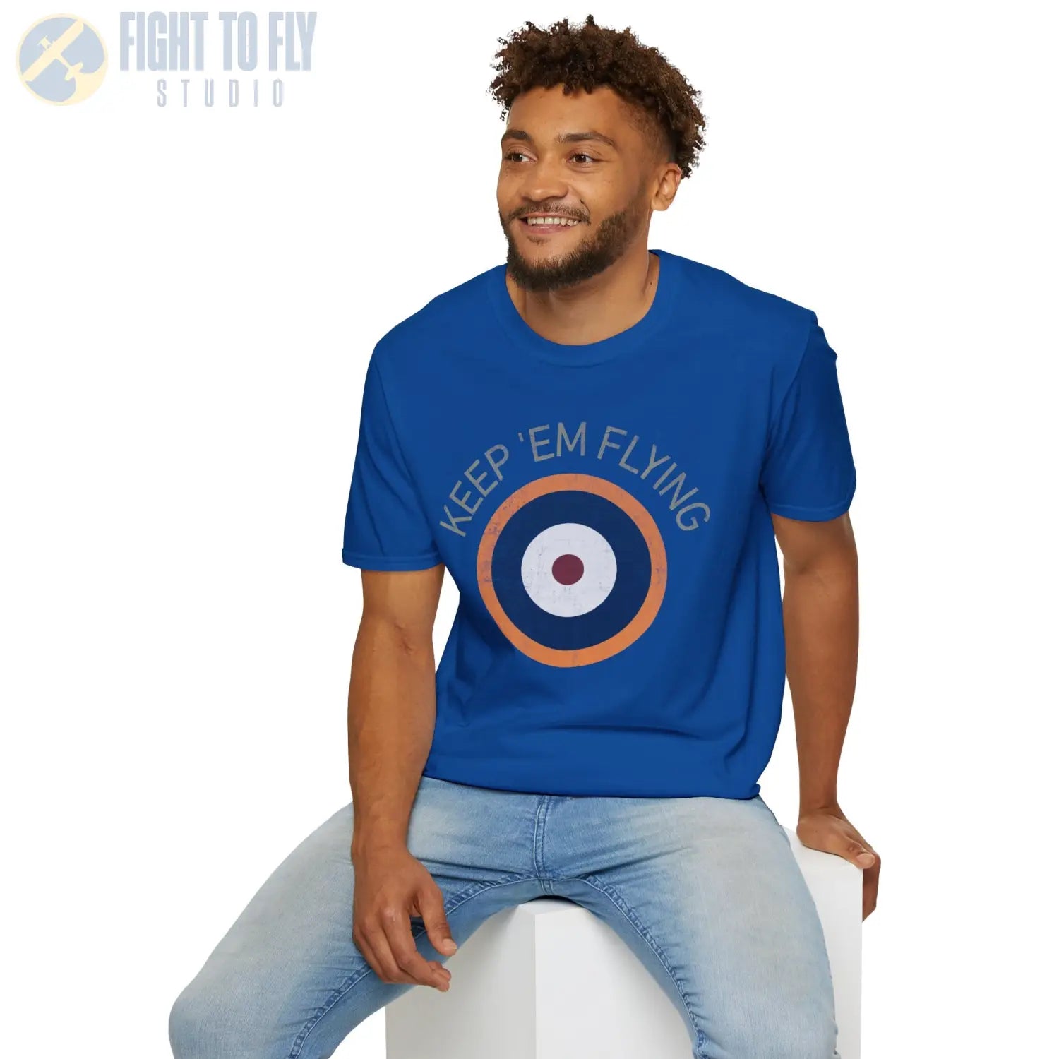 RAF Type A2 Roundel “Keep ’Em Flying” - T-Shirt - Pilot gifts - WWII warbird t-shirt