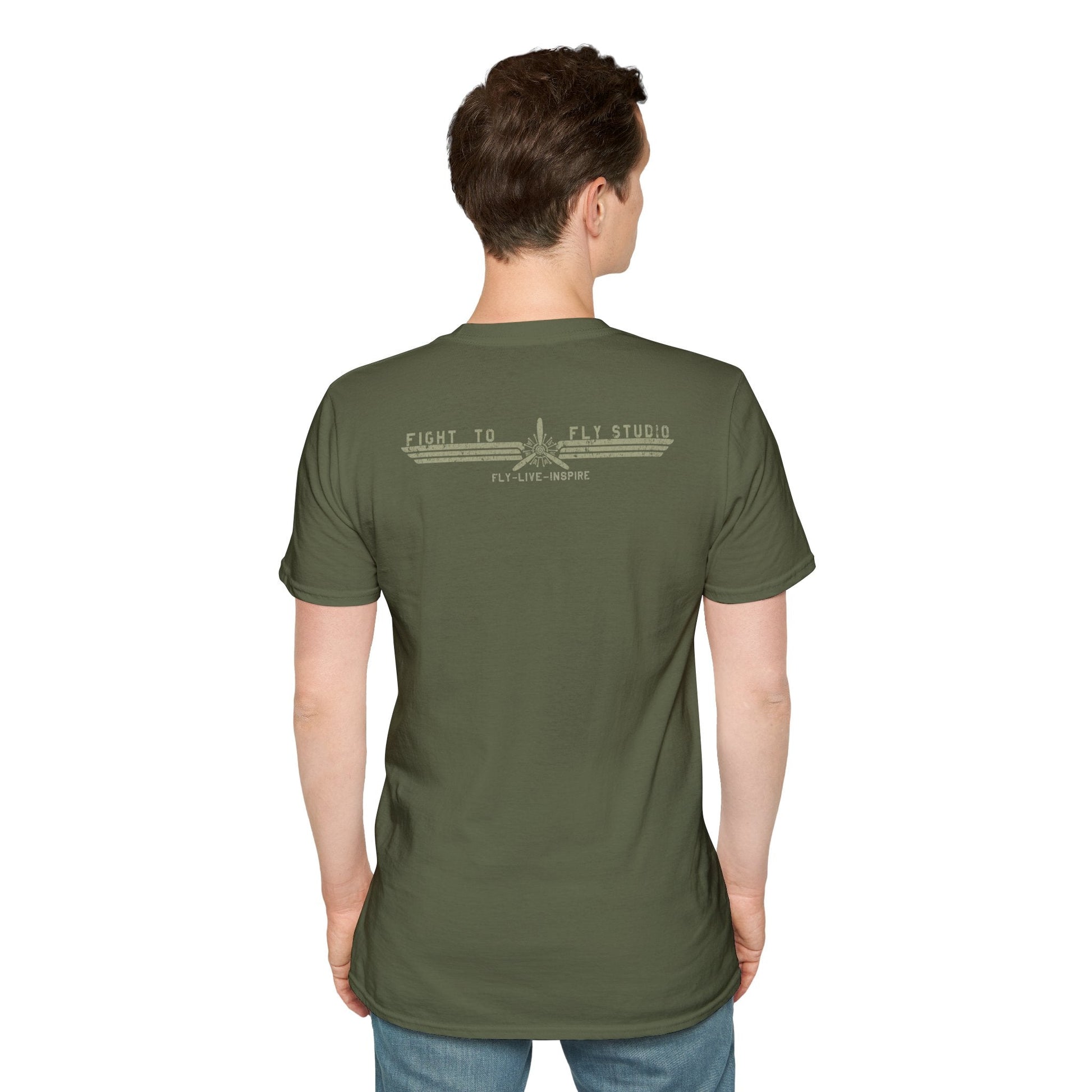 RAF Type A2 Roundel “Keep ’Em Flying” WWII Heritage T Shirt – Royal Air Force Insignia Pilot gifts warbird t shirt