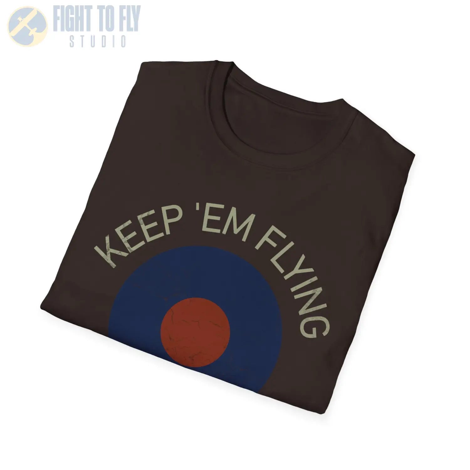 RAF Type B Roundel “Keep ’Em Flying” - T-Shirt - Pilot gifts - WWII warbird t-shirt