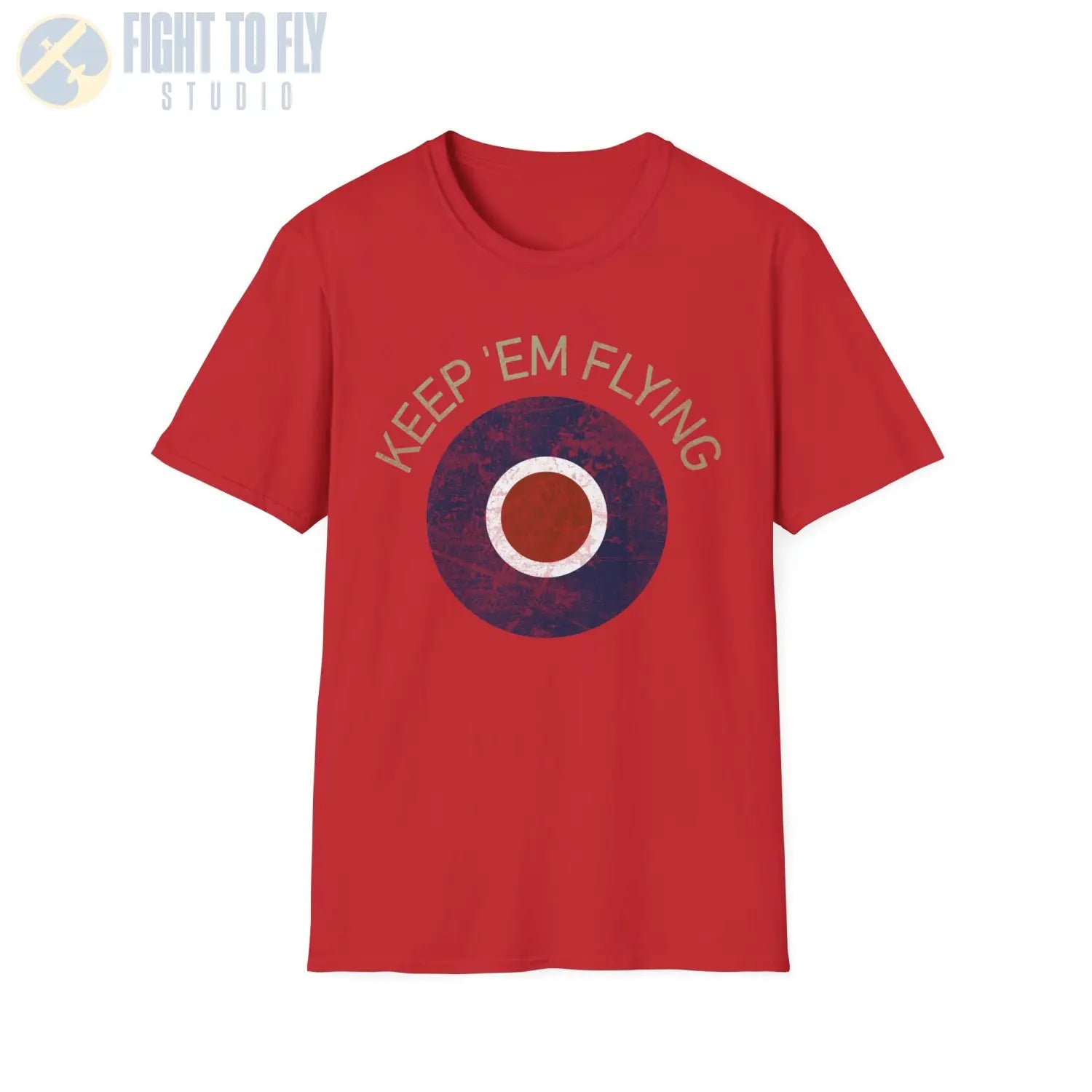 RAF Type C Roundel “Keep ’Em Flying” T Shirt Pilot gifts WWII warbird t shirt