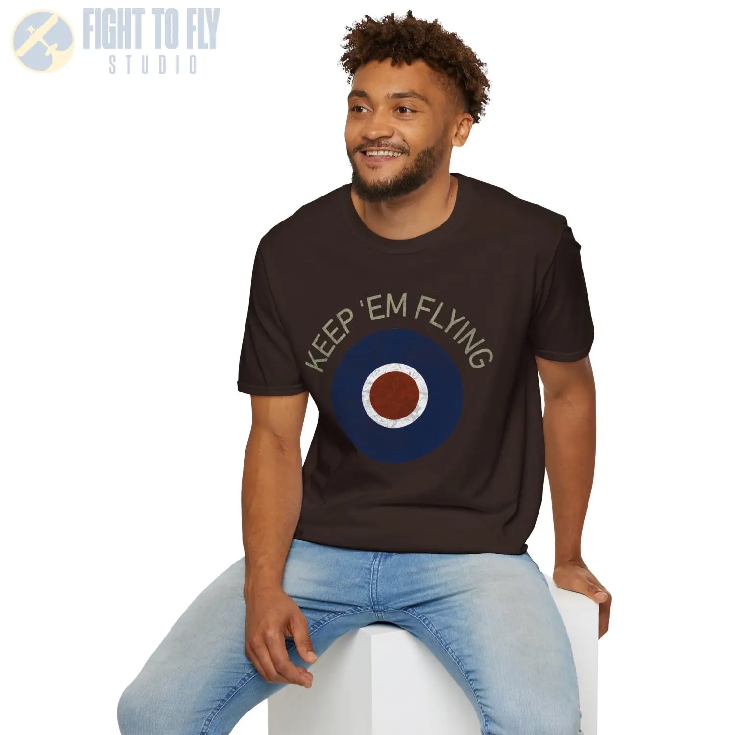 RAF Type C Roundel “Keep ’Em Flying” T Shirt Pilot gifts WWII warbird t shirt
