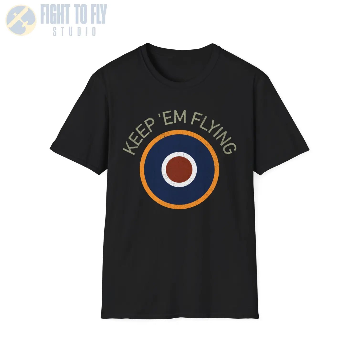 RAF Type C1 Roundel “Keep ’Em Flying” T Shirt Pilot gifts WWII warbird t shirt