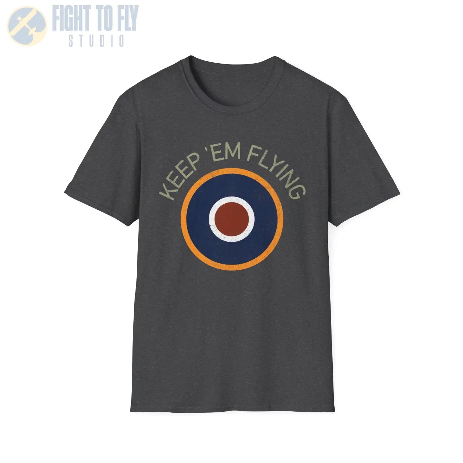 RAF Type C1 Roundel “Keep ’Em Flying” T Shirt Pilot gifts WWII warbird t shirt
