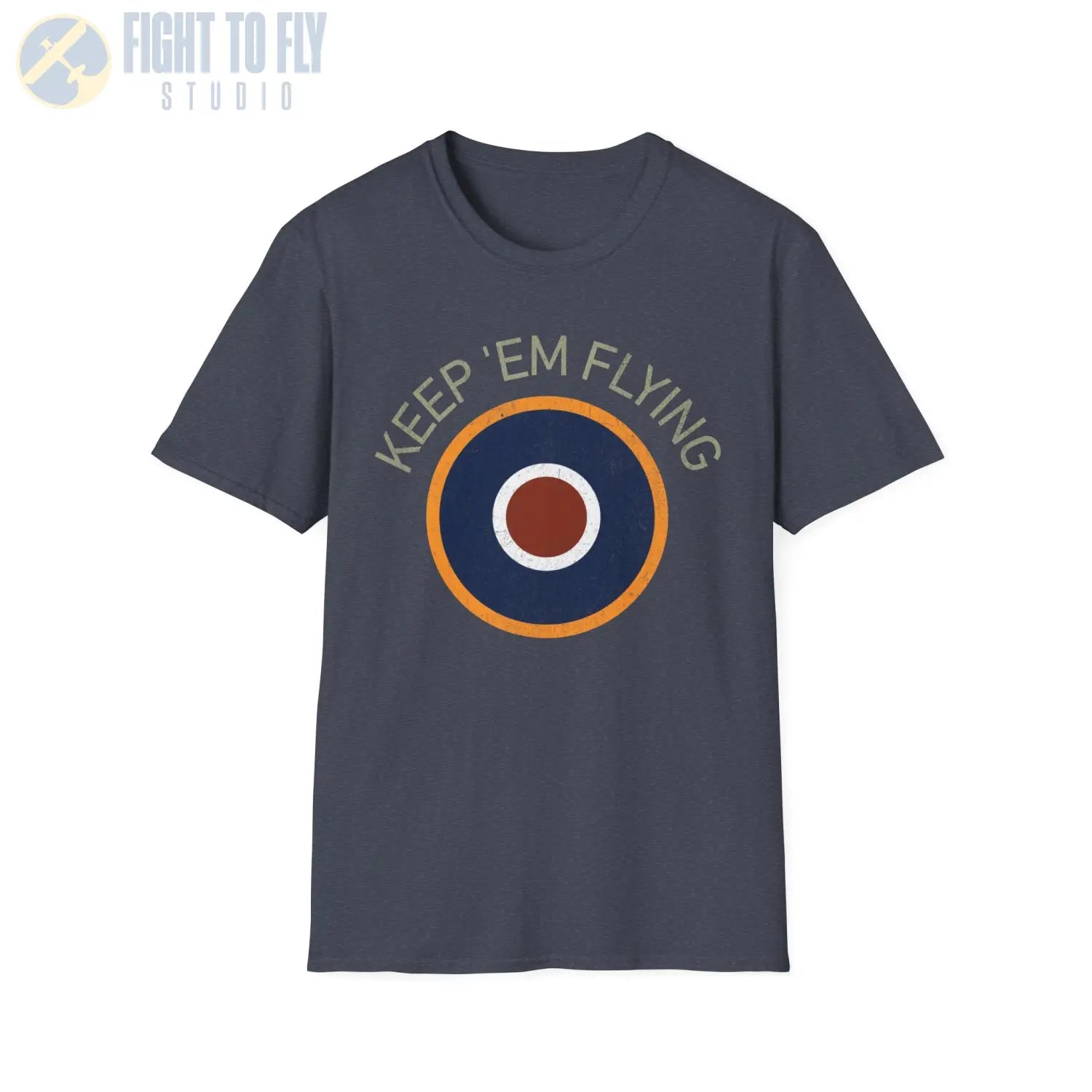RAF Type C1 Roundel “Keep ’Em Flying” T Shirt Pilot gifts WWII warbird t shirt