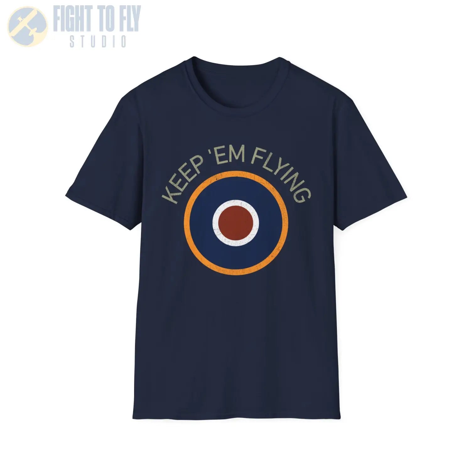 RAF Type C1 Roundel “Keep ’Em Flying” T Shirt Pilot gifts WWII warbird t shirt