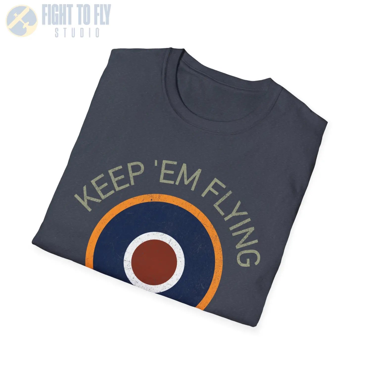RAF Type C1 Roundel “Keep ’Em Flying” T Shirt Pilot gifts WWII warbird t shirt