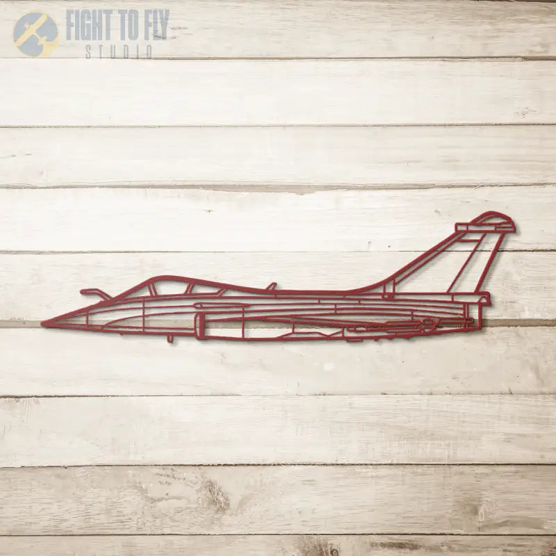 Rafale Side Die Cut Metal Wall Art - Sign - Pilot gifts - WWII warbird t-shirt