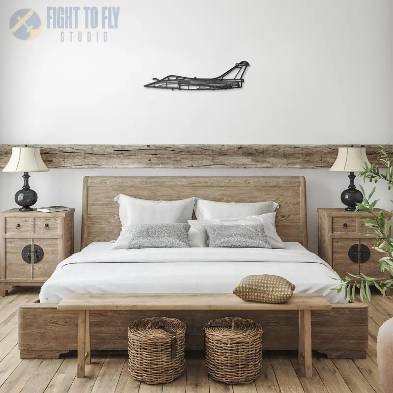 Rafale Side Die Cut Metal Wall Art - Sign - Pilot gifts - WWII warbird t-shirt