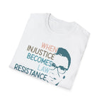 RBG Injustace Resistance Becomes Duty T-Shirt - Pilot gifts - WWII warbird t-shirt