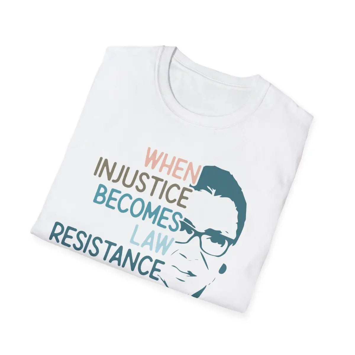RBG Injustace Resistance Becomes Duty T-Shirt - Pilot gifts - WWII warbird t-shirt