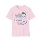 RBG Injustace Resistance Becomes Duty T-Shirt - Pilot gifts - WWII warbird t-shirt