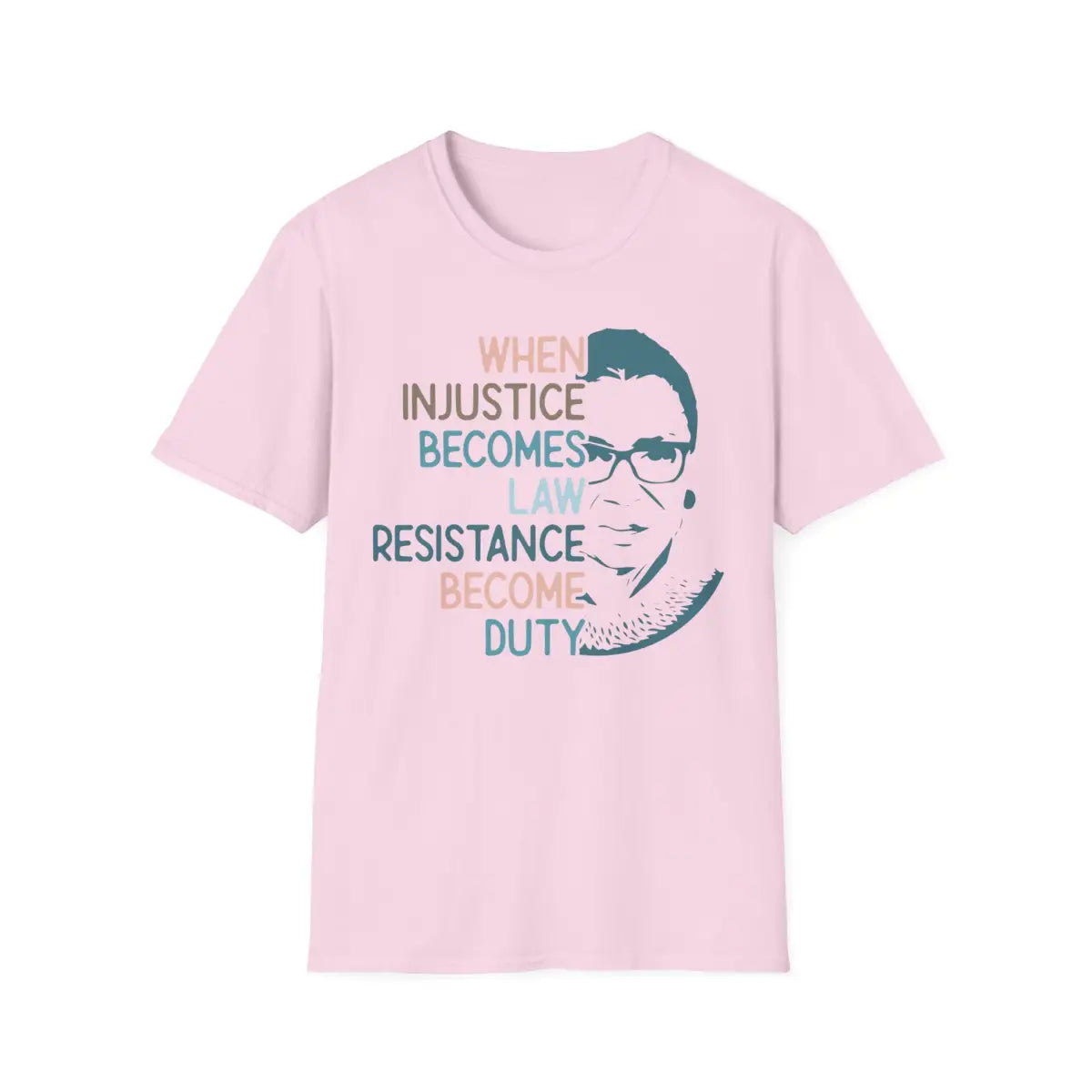 RBG Injustace Resistance Becomes Duty T-Shirt - Pilot gifts - WWII warbird t-shirt