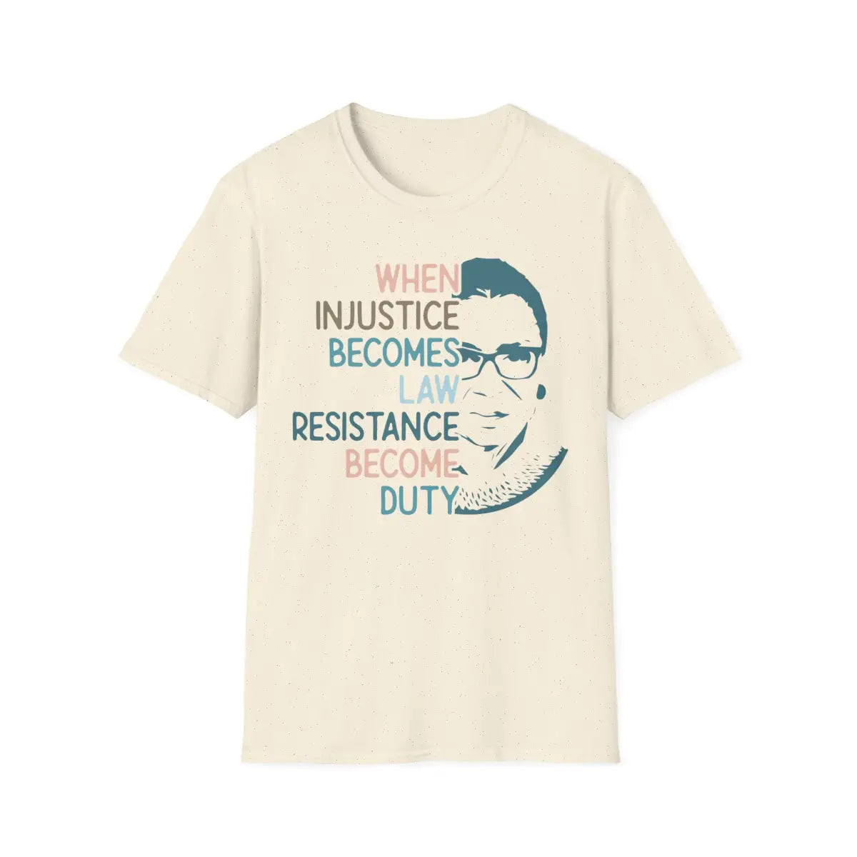 RBG Injustace Resistance Becomes Duty T-Shirt - Pilot gifts - WWII warbird t-shirt
