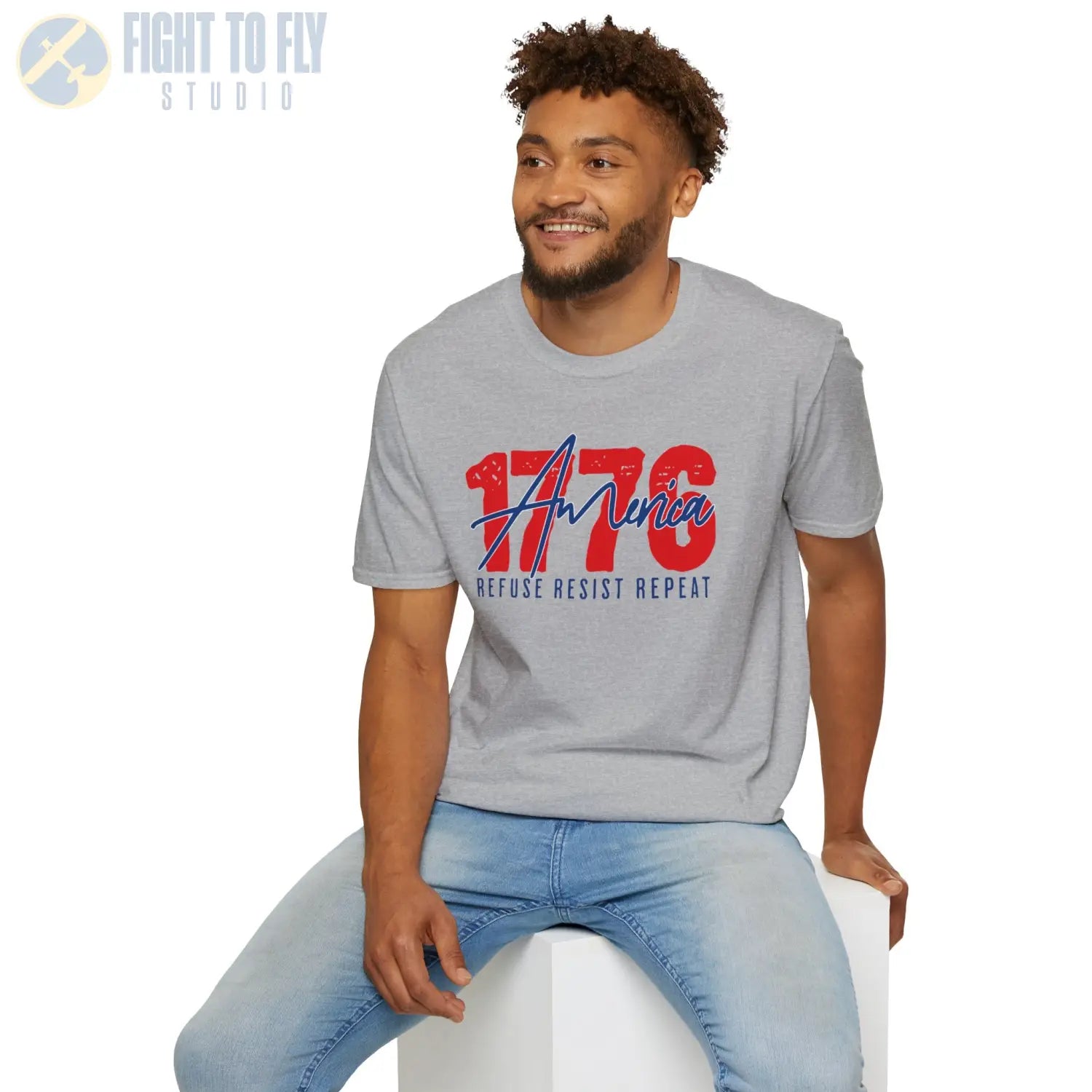 Refuse. Resist. Repeat. – 1776 Edition - T-Shirt - Pilot gifts - WWII warbird t-shirt