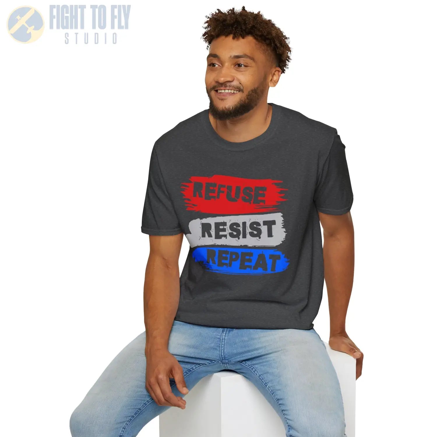 Refuse. Resist. Repeat. (Alternate Edition) - T-Shirt - Pilot gifts - WWII warbird t-shirt