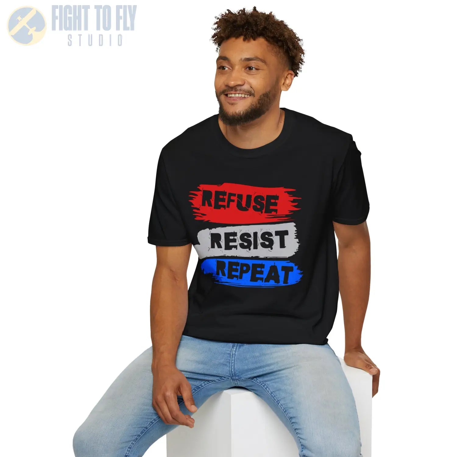Refuse. Resist. Repeat. (Alternate Edition) - T-Shirt - Pilot gifts - WWII warbird t-shirt