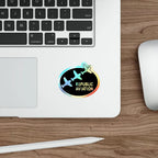 Republic Aviation Holographic Die-Cut Stickers - Paper products - Pilot gifts - WWII warbird t-shirt
