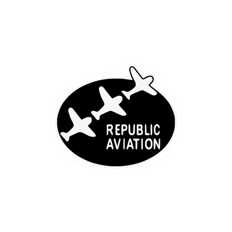Republic Aviation Kiss-Cut Vinyl Decal - Paper products - Gifts for pilots - apparel