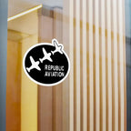 Republic Aviation Kiss-Cut Vinyl Decal - Paper products - Pilot gifts - WWII warbird t-shirt