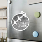 Republic Aviation Kiss-Cut Vinyl Decals - Stylish Aircraft Decor for Enthusiasts - Paper products - Pilot gifts - WWII