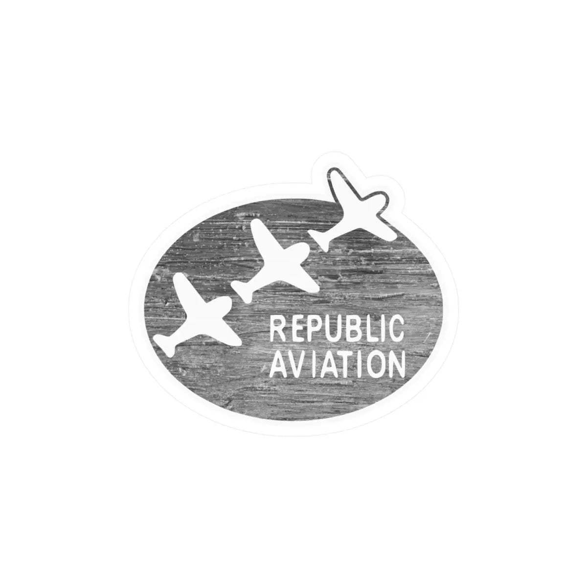Republic Aviation Kiss-Cut Vinyl Decals - Stylish Aircraft Decor for Enthusiasts - Paper products - Pilot gifts - WWII
