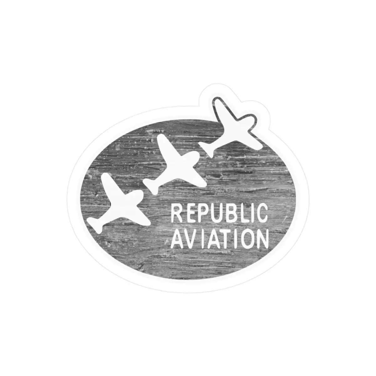 Republic Aviation Kiss-Cut Vinyl Decals - Stylish Aircraft Decor for Enthusiasts - Paper products - Pilot gifts - WWII