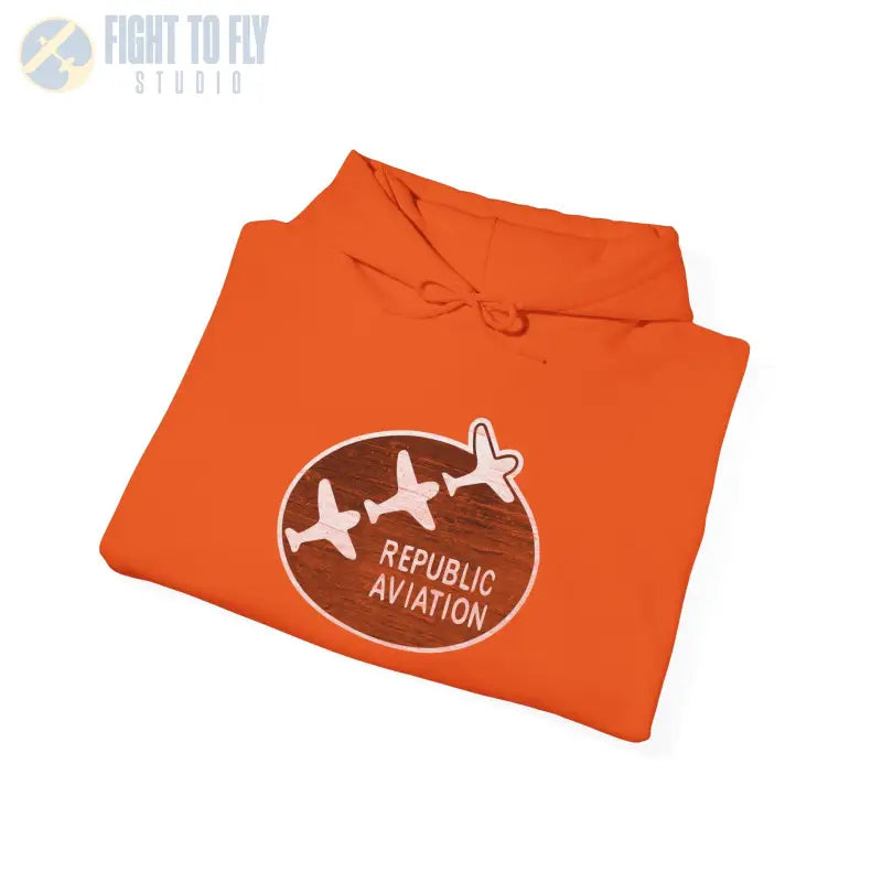 Republic Aviation Unisex Heavy Blend™ Hooded Sweatshirt - Comfortable & Stylish Outerwear for Enthusiasts - Hoodie
