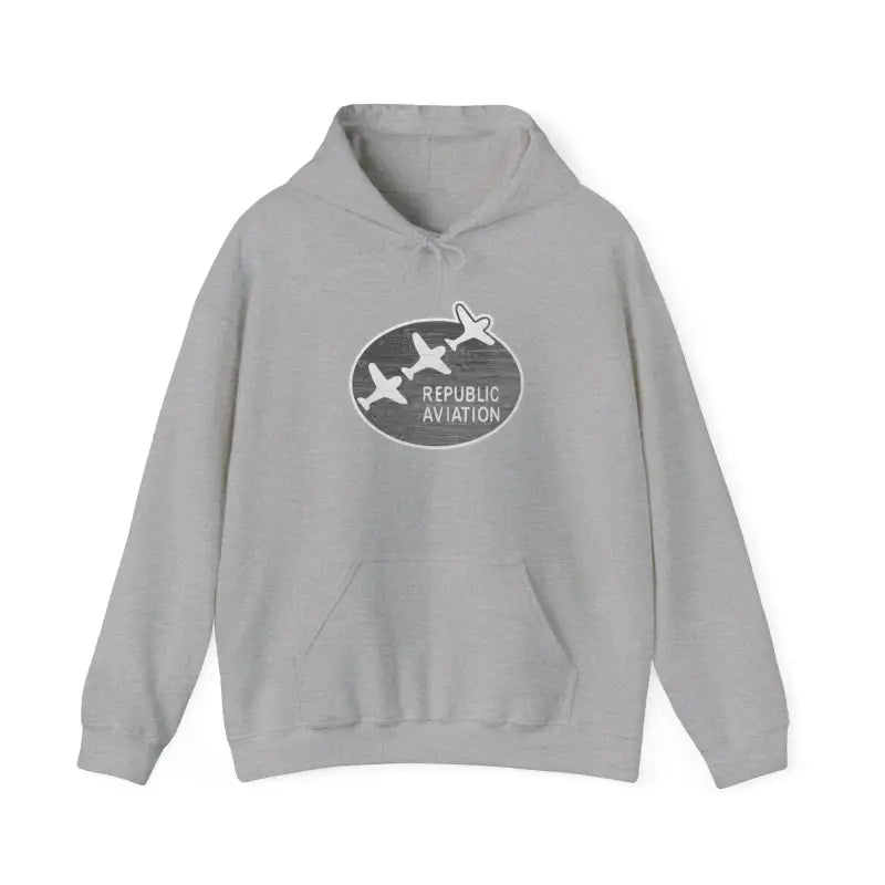 Republic Aviation Unisex Heavy Blend™ Hooded Sweatshirt - Comfortable & Stylish Outerwear for Enthusiasts - Hoodie