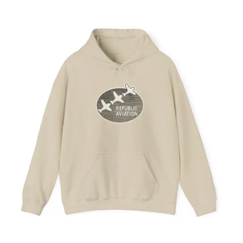Republic Aviation Unisex Heavy Blend™ Hooded Sweatshirt - Comfortable & Stylish Outerwear for Enthusiasts - Hoodie