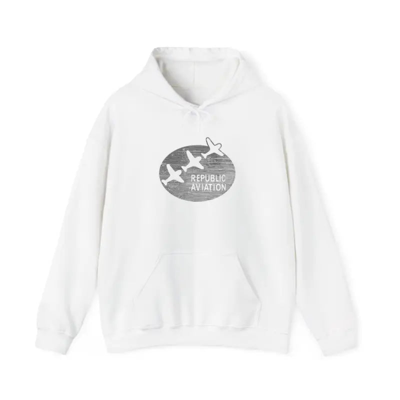 Republic Aviation Unisex Heavy Blend™ Hooded Sweatshirt - Comfortable & Stylish Outerwear for Enthusiasts - Hoodie
