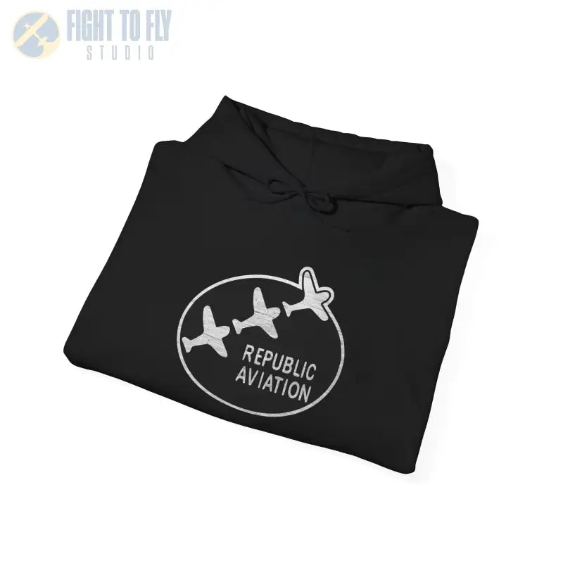 Republic Aviation Unisex Heavy Blend™ Hooded Sweatshirt - Comfortable & Stylish Outerwear for Enthusiasts - Hoodie