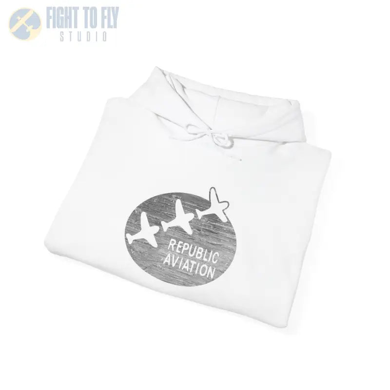 Republic Aviation Unisex Heavy Blend™ Hooded Sweatshirt - Comfortable & Stylish Outerwear for Enthusiasts - Hoodie