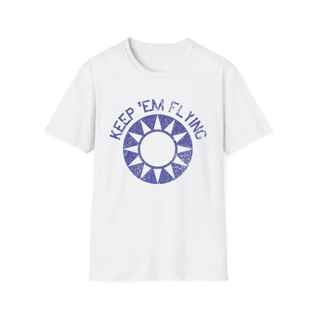Republic of China Roundel “Keep ’Em Flying” Flying Tigers - T-Shirt - Pilot gifts - WWII warbird t-shirt