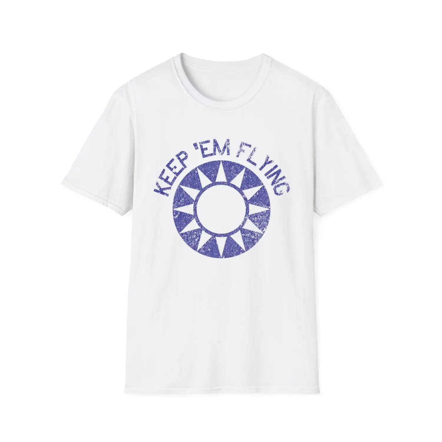 Republic of China Roundel “Keep ’Em Flying” Flying Tigers T Shirt Pilot gifts WWII warbird t shirt