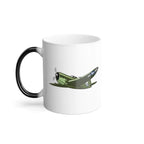 P-47 – WWII Aircraft Mug (Color Changing) - Pilot gifts - warbird t-shirt
