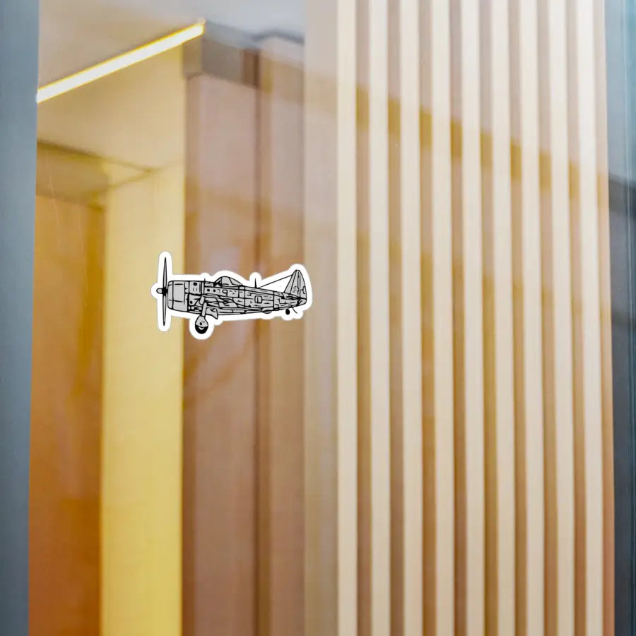 Republic P-47D Bubble Canopy Kiss-Cut Vinyl Decals - Paper products - Pilot gifts - WWII warbird t-shirt