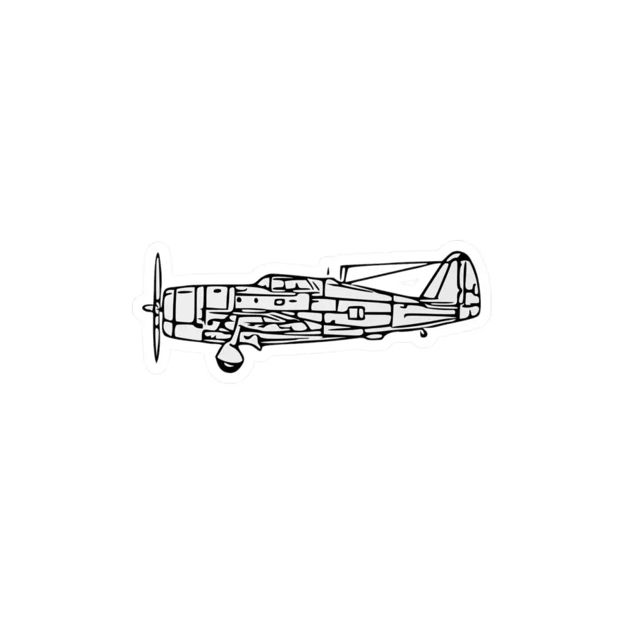 Republic P 47D Razorback Kiss Cut Vinyl Decal Paper products Pilot gifts WWII warbird t shirt
