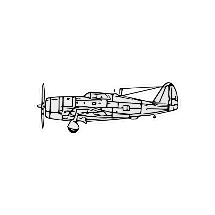 Republic P 47D Razorback Kiss Cut Vinyl Decal Paper products Pilot gifts WWII warbird t shirt