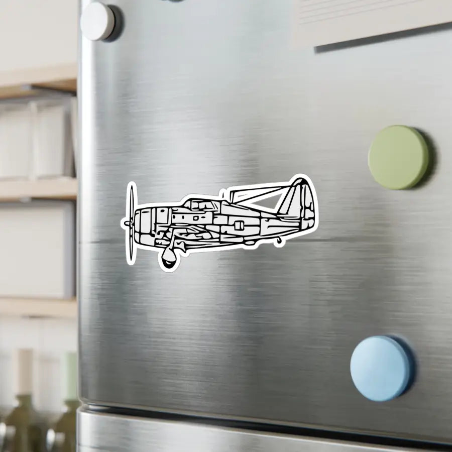 Republic P-47D Razorback Kiss-Cut Vinyl Decal - Paper products - Gifts for pilots - Aviation apparel