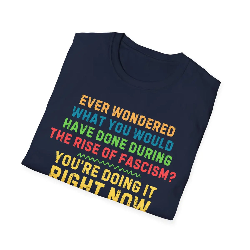 Resist Fascism Stand Up - T-Shirt - Pilot gifts - WWII warbird t-shirt