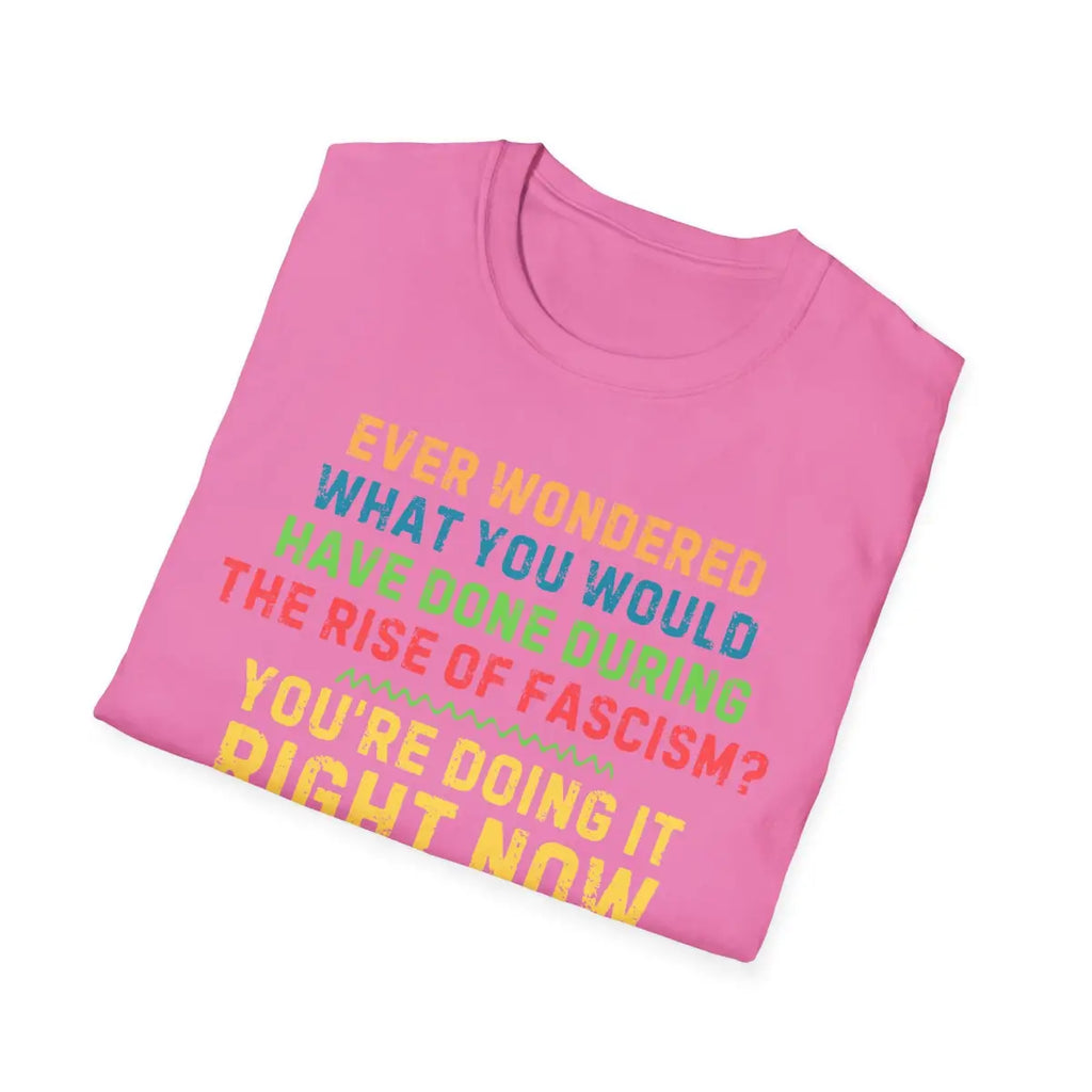 Resist Fascism Stand Up - T-Shirt - Pilot gifts - WWII warbird t-shirt