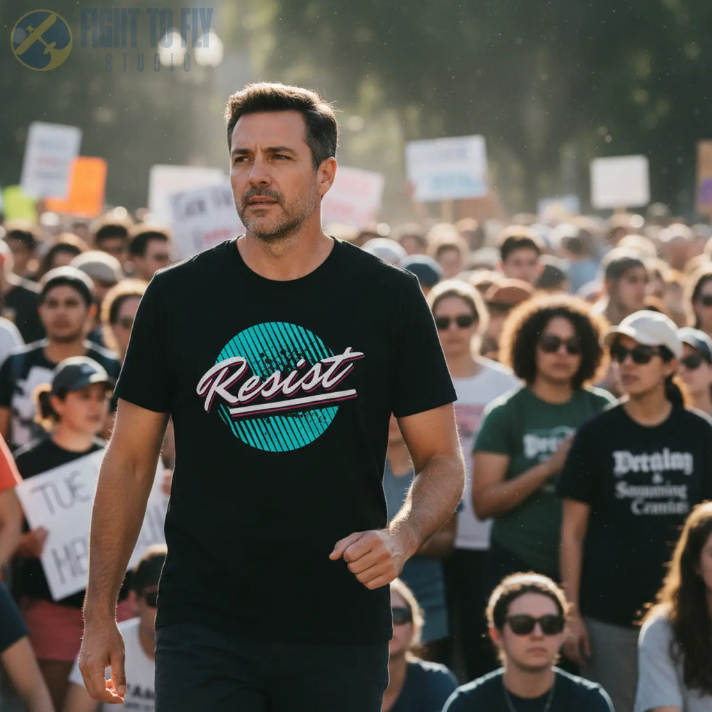 Resist (Retro Edition) - T-Shirt - Pilot gifts - WWII warbird t-shirt
