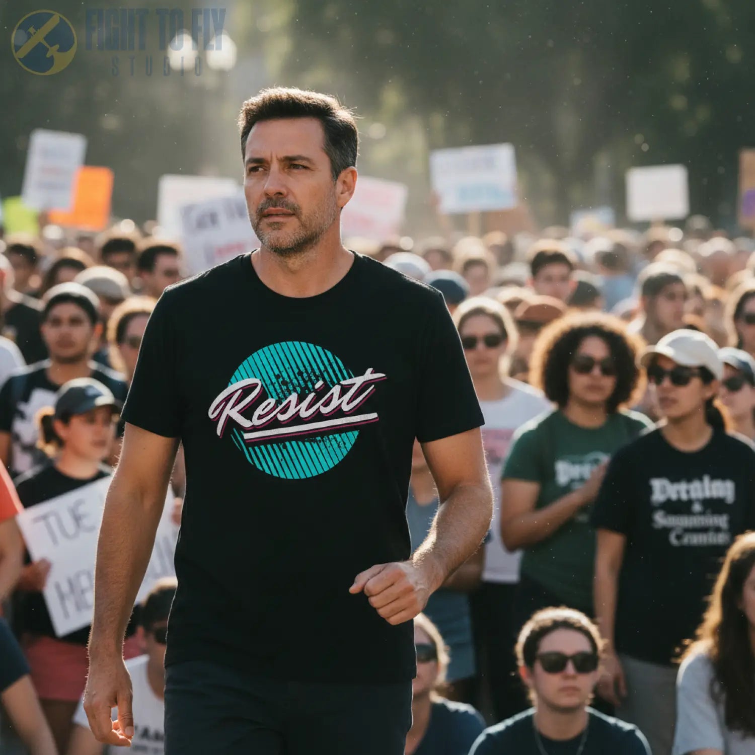 Resist (Retro Edition) - T-Shirt - Pilot gifts - WWII warbird t-shirt