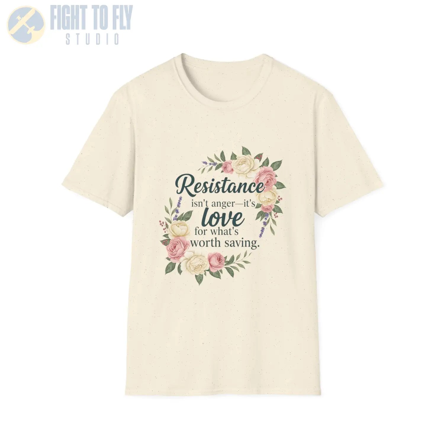 Resistance Isn’t Anger – It’s Love for What’s Worth Saving - T-Shirt - Pilot gifts - WWII warbird t-shirt