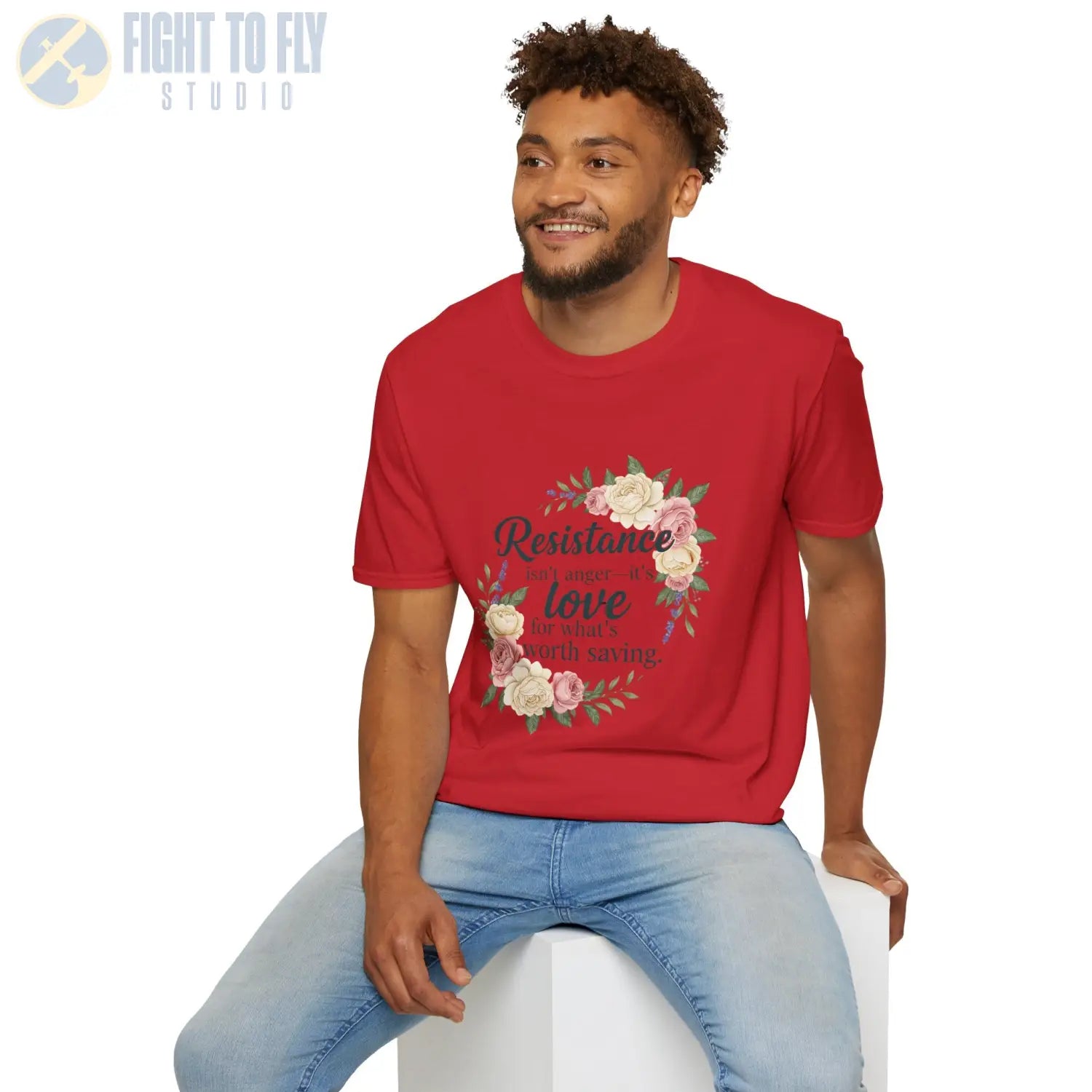 Resistance Isn’t Anger – It’s Love for What’s Worth Saving - T-Shirt - Pilot gifts - WWII warbird t-shirt