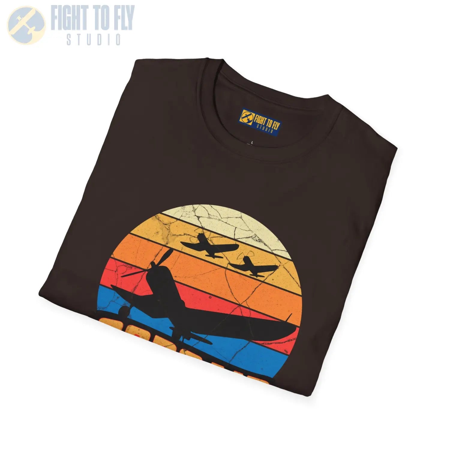 Retro Corsair Flight - T-Shirt - Pilot gifts - WWII warbird t-shirt