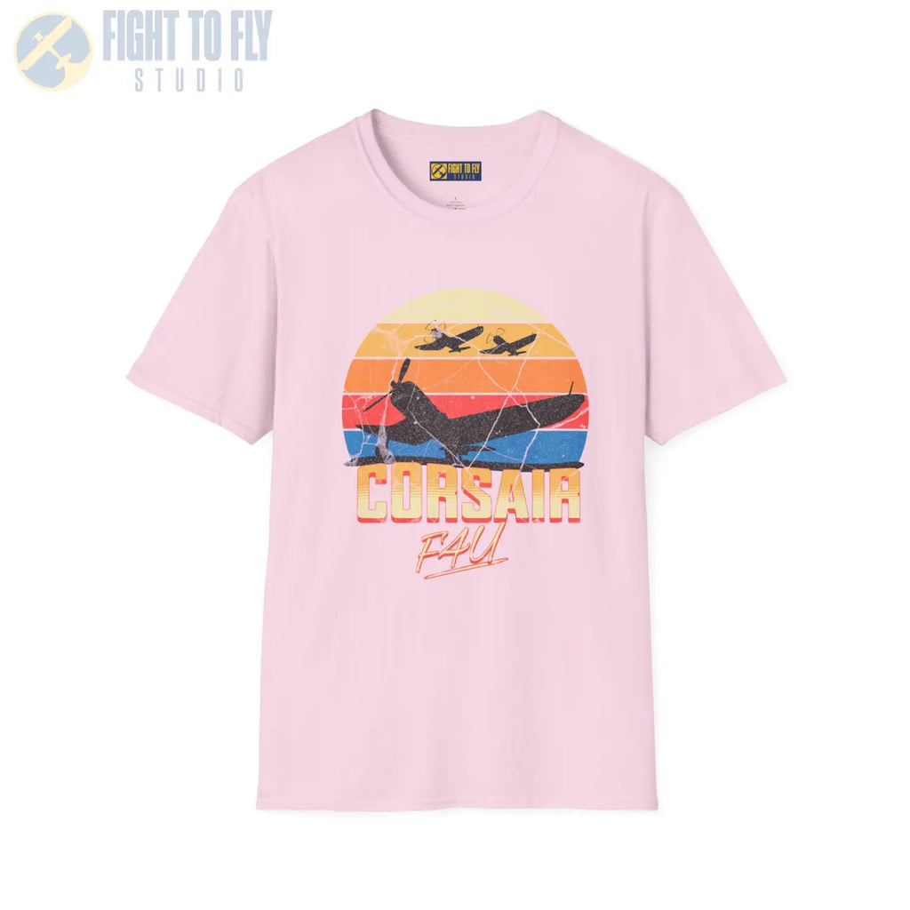 Retro Corsair Flight - T-Shirt - Pilot gifts - WWII warbird t-shirt