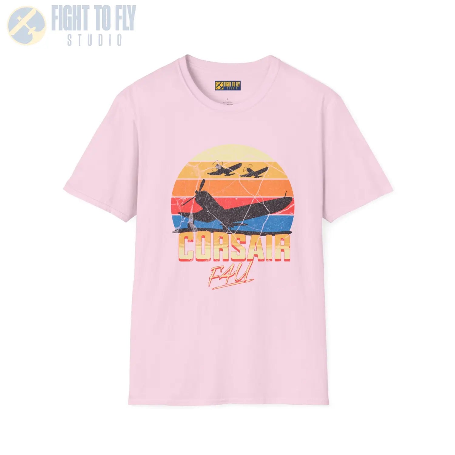 Retro Corsair Flight - T-Shirt - Pilot gifts - WWII warbird t-shirt